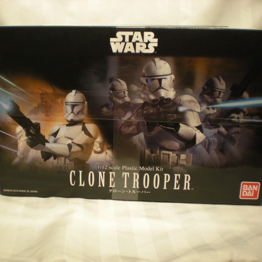 Bandai 2018 Clone Trooper – 1/12 Scale Plastic Model Kit 🇯🇵⚔️